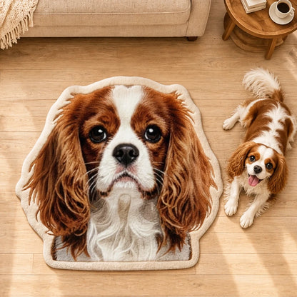 Resting Pet Shaped Doormat, Personalized Home Accent, Creative Gift Celebrating Pet Companionship