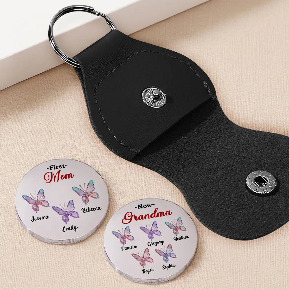 Pocket Hug for Grandma, Personalized Butterfly Keepsake She Can Carry Daily, Sweet Sentimental Gift From Family
