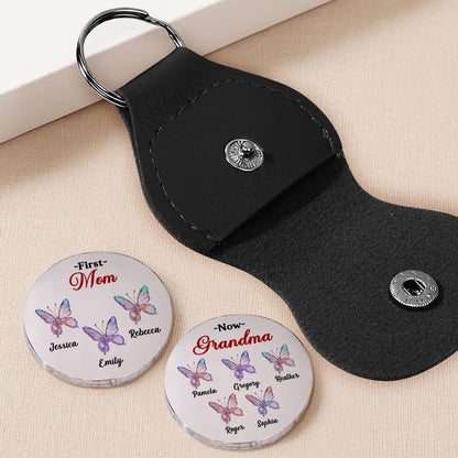 Pocket Hug for Grandma, Personalized Butterfly Keepsake She Can Carry Daily, Sweet Sentimental Gift From Family
