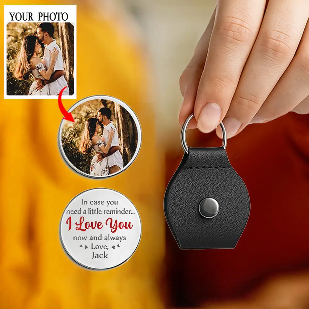 Custom Pocket Hug Keychain with Photo and Personal Message – DoyoBest