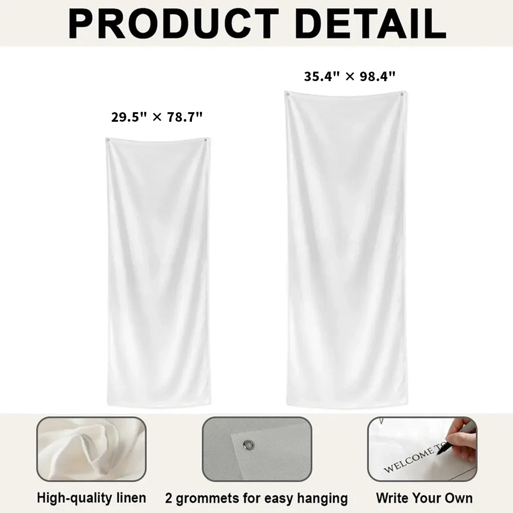 Personalized Welcome Banner, Custom Wedding Sign for Couple, Garden Ceremony Unique Gift