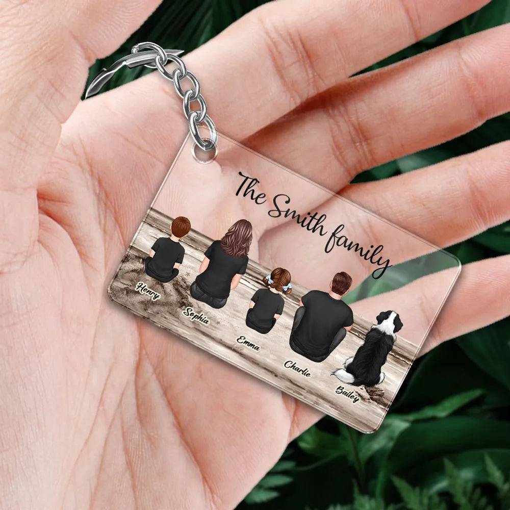 Personalized Keychains Photo Locket Keyring Resin Key Chain With