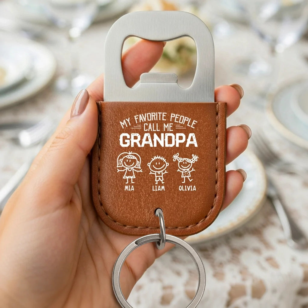 My Favorite People Call Me Pop Pop Insulated Travel Tumbler, Heartwarming Unique Gift For Grandpa