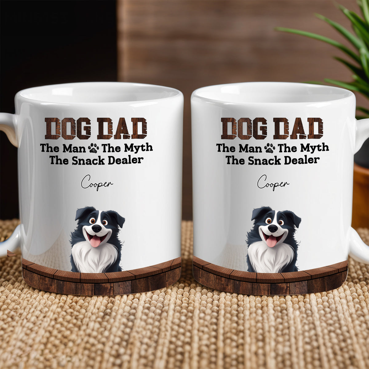 Dog Mum - The Myth, The Snack Dealer' Themed Mug – White Ceramic, Ideal Gift for Pet Lovers on Mother’s Day or for Home Use