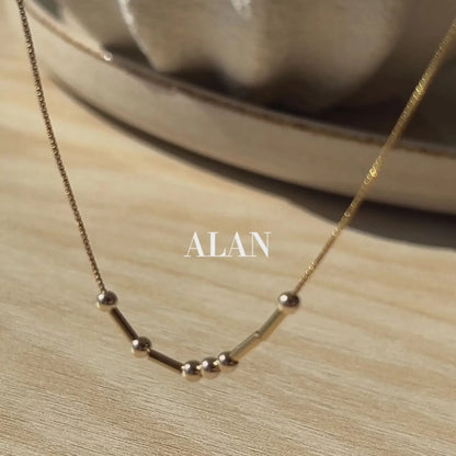 Morse Code Necklace – Exclusive Gift for Couples, Perfect for Expressing Love on Valentine's Day