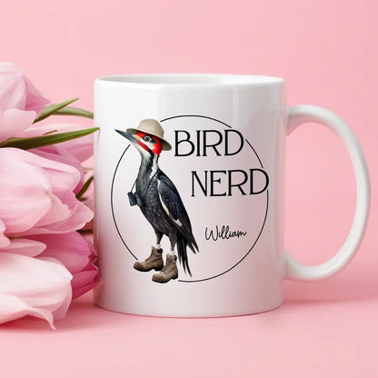 Bird Nerd Funny Bird Lovers’ Mug and More – Personalized Cup for Bird Watchers