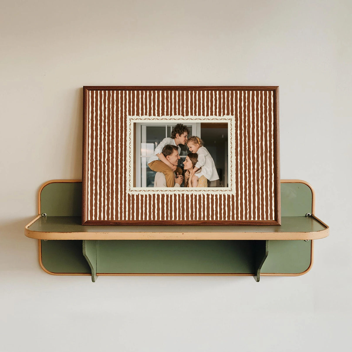 Wooden Photo Frame for Baby Memories, Personalized Family Keepsake and Unique Gift for Home Display