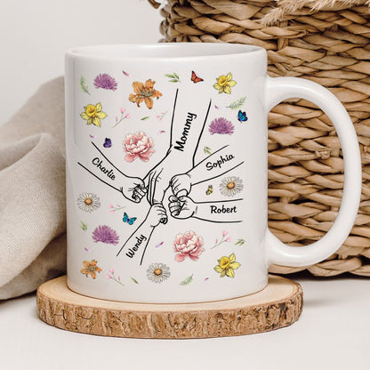 Mother & Daughter – A Bond That Can’t Be Broken | Personalized White Ceramic Mug - Ideal Gift for Mother's Day, Family Gatherings, or Special Occasions