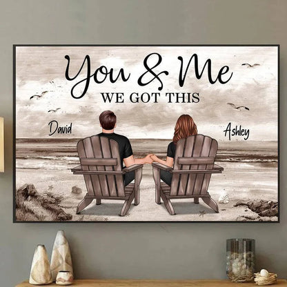 Personalized Seaside Memories Gift - Mug, Canvas, Pillow, Wallet Card for Him & Her