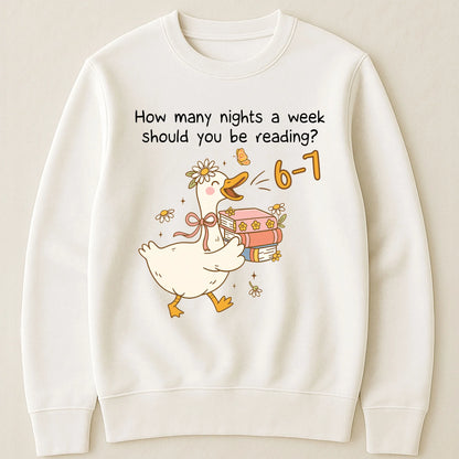 How Many Nights A Week Should You Be Reading 67 - Playful Personalized Gift for Readers