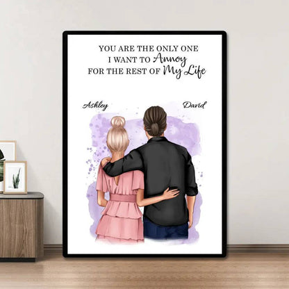 United in Love - 'You & Me, We Got This' Personalized Poster or Canvas for Couples