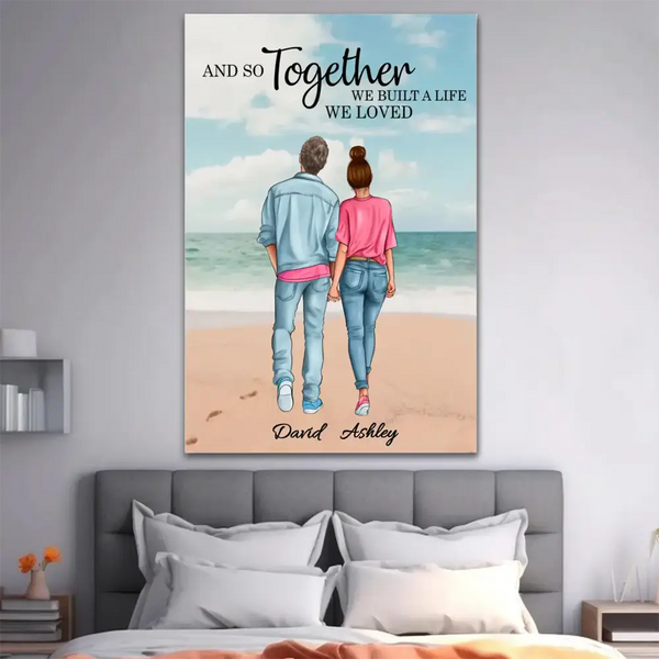 Together We Conquer - 'You & Me, We Got This' Personalized Poster or Canvas for Couples