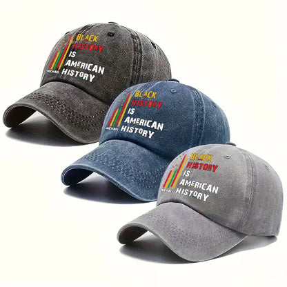 Personalized Washed Denim Baseball Cap, Custom Vintage Look Statement Hat, Unique Creative Gift for Everyday Wear