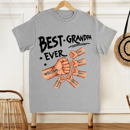 “Best Dad Ever” Acrylic Music Magnet – Personalized Fist Bump Gift with Song Display