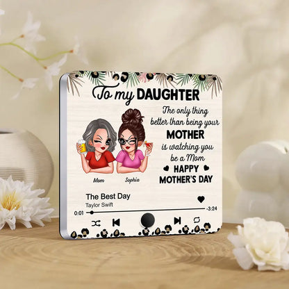 Personalized Acrylic Music Magnet Gift for Daughter