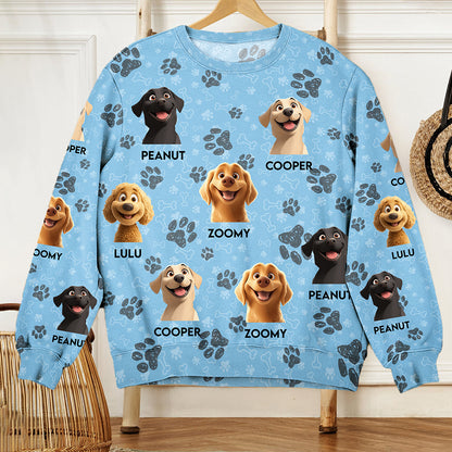 Personalized Dog Breed Sweatshirt - Custom Gift for Pet Lovers