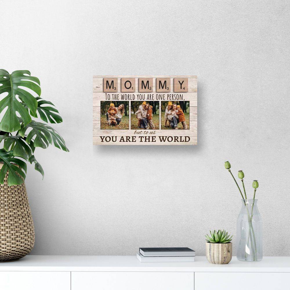 Cherished Moments with Mom - Personalized Canvas for the Heartfelt Home