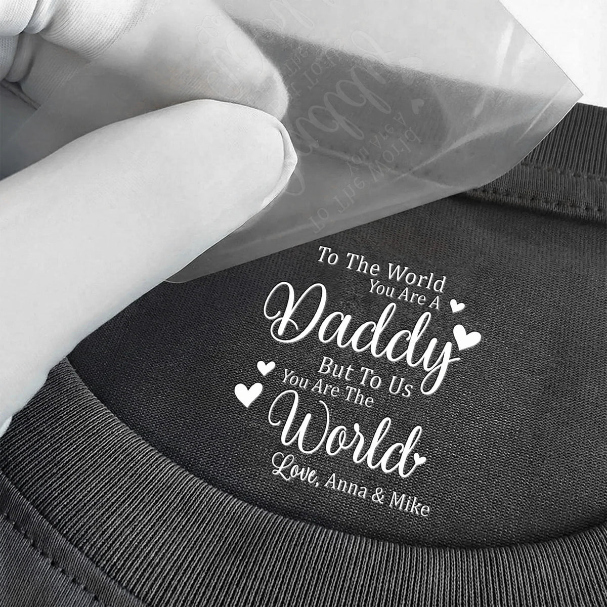 Gift For Dad, Mom, Family But To Us You Are The World - Personalized Shirt