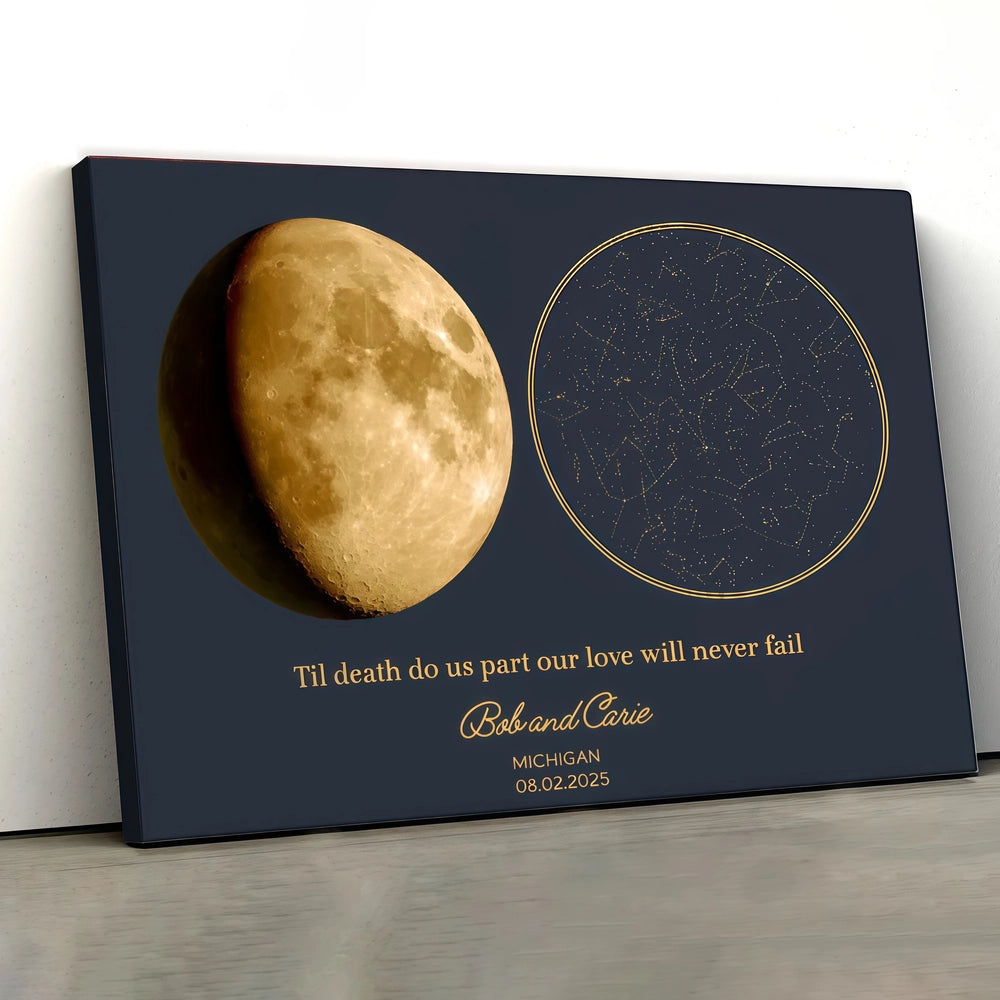 Custom Star Maps | Two Pictures | Diamond Photo