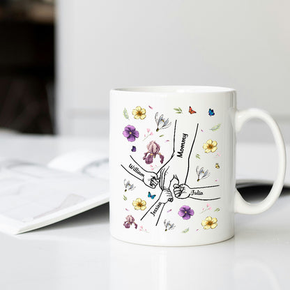 Mother & Daughter – A Bond That Can’t Be Broken | Personalized White Ceramic Mug - Ideal Gift for Mother's Day, Family Gatherings, or Special Occasions