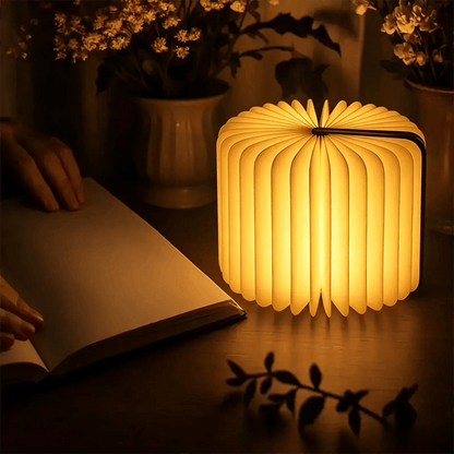 Personalized Bookshop Lamp with Your Name, 7 Light Colors & a Choice of Wall Colors, Gift for Book Lovers