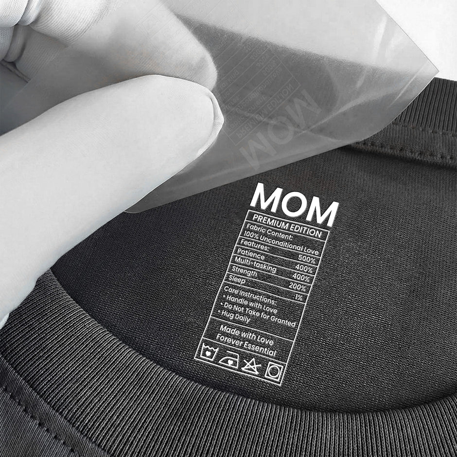 Personalized Mom Premium Edition Classic Tee, Cute Label-Style Quote for Everyday Wear, Unique Gift for Mom