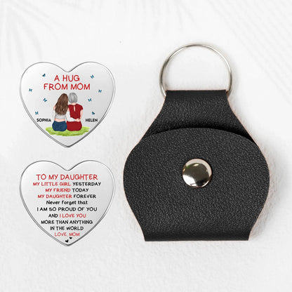Pocket Hug Token From Mom, A Daily Reminder I Love You and I'm Proud of You, Personalized Keepsake Gift