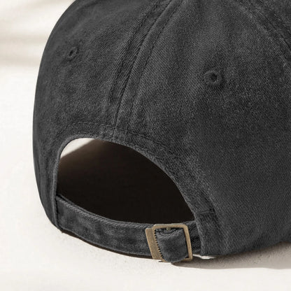 Personalized Washed Denim Baseball Cap, God Bless America Eagle Flag Design, Vintage Look Everyday Wear, Unique Gift