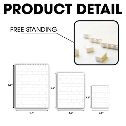 Custom Building Brick Puzzle with Playful Wife Message, Creative Gift for Couples