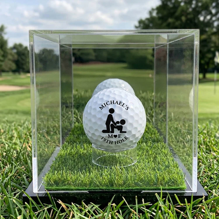 19th Hole Personalized Golf Ball with Playful Adult Humor, Creative Golf Gift for Him and Couples
