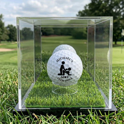 19th Hole Personalized Golf Ball with Playful Adult Humor, Creative Golf Gift for Him and Couples