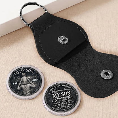 Personalized Pocket Hug for Son, Dad and Son Shoulder Ride, Unique Creative Gift