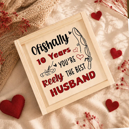 Personalized Fishing Lure With Reely Love Pun, Unique Creative Gift For Husband Anniversary
