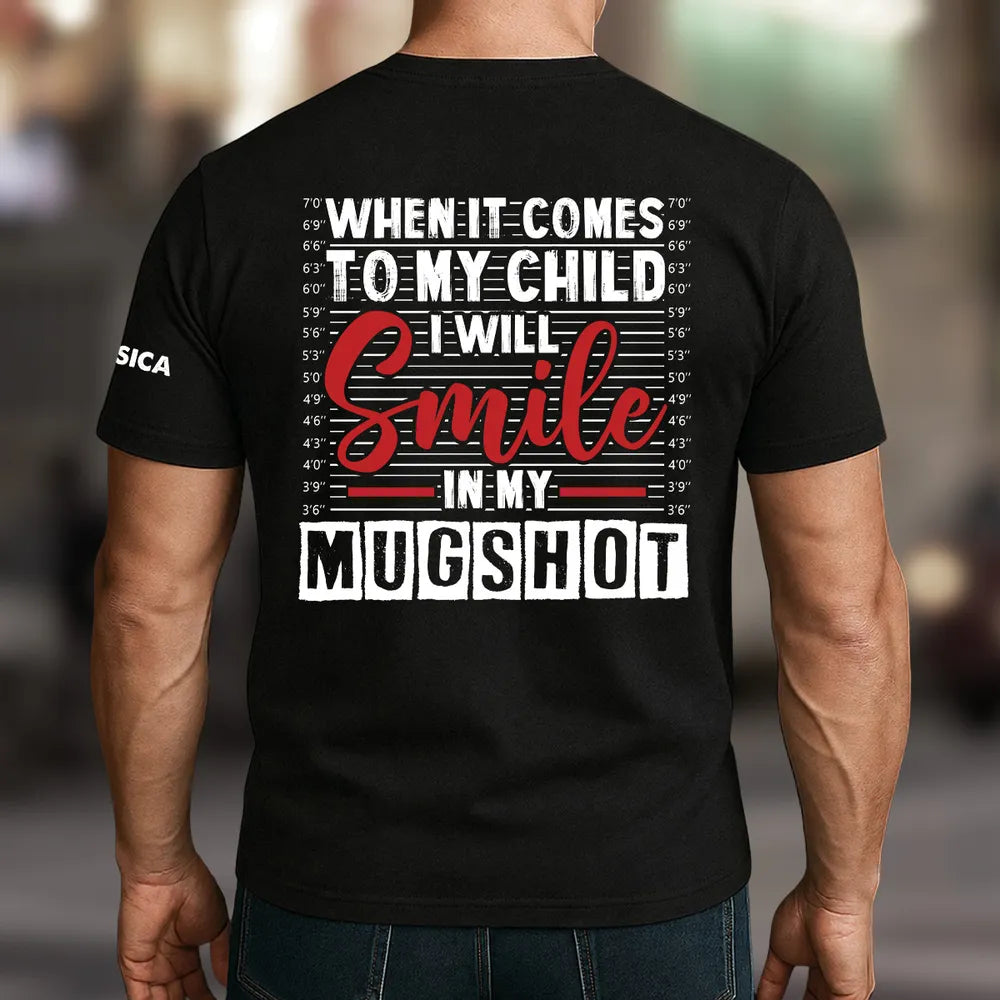Dual Print Classic Tee With Bold Children Quote, Unique Creative Gift for Mom or Dad