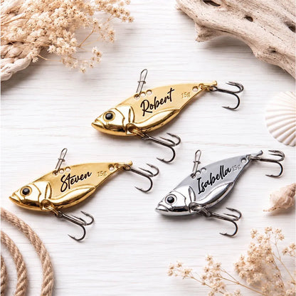 Personalized Fishing Lure with Dad Fishing Pun, Creative Gift for Dad, Outdoor Keepsake