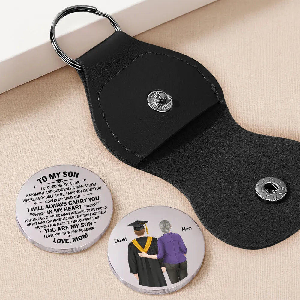 Pocket Hug Love Token for Son, Custom Graduation Keepsake & Creative G ...
