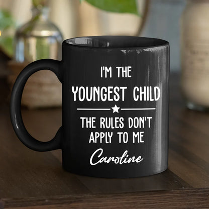 Personalized Full Color Mug with Birth Order Quotes, Siblings Holding Mugs, Unique Gift for Family Coffee Time