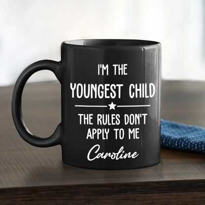 Personalized Full Color Mug with Birth Order Quotes, Siblings Holding Mugs, Unique Gift for Family Coffee Time