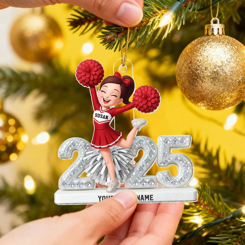 Custom Cheerleader Acrylic Ornament for Christmas Tree – DoyoBest