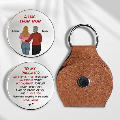 Pocket Hug from Mom to Daughter – A Heartfelt Token of Love, Perfect Gift to Carry Warmth Anywhere