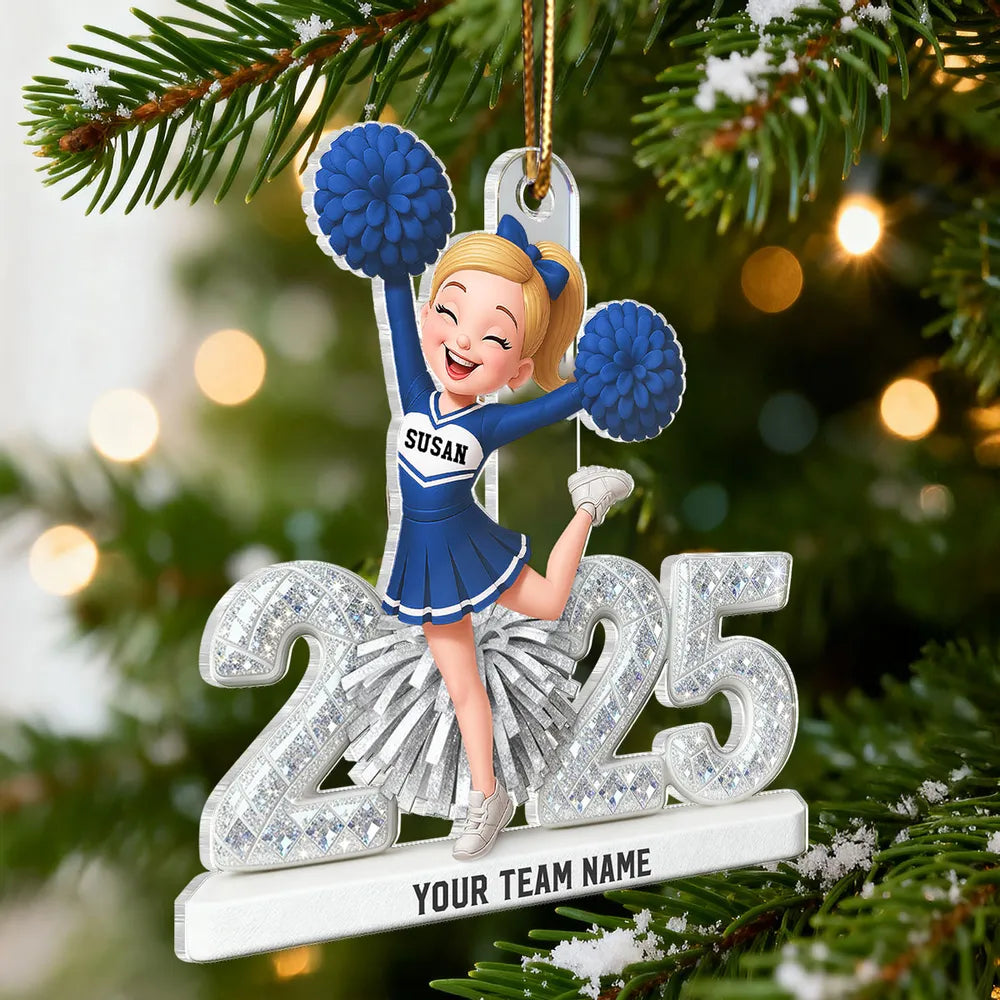 Custom Cheerleader Acrylic Ornament for Christmas Tree – DoyoBest
