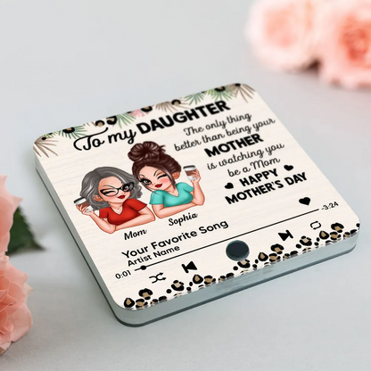 Personalized Acrylic Music Magnet Gift for Daughter