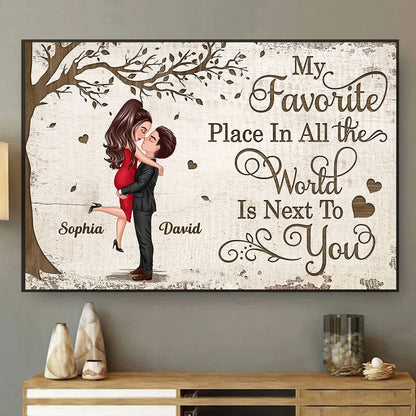 Personalized Couple Poster - Custom Love Memory Poster, Perfect Gift to Express Love & Cherish Memories, Ideal for Your Significant Other