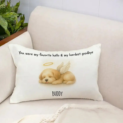 Pet Memorial Pillow – Heartfelt Sympathy Gift for Pet Lovers