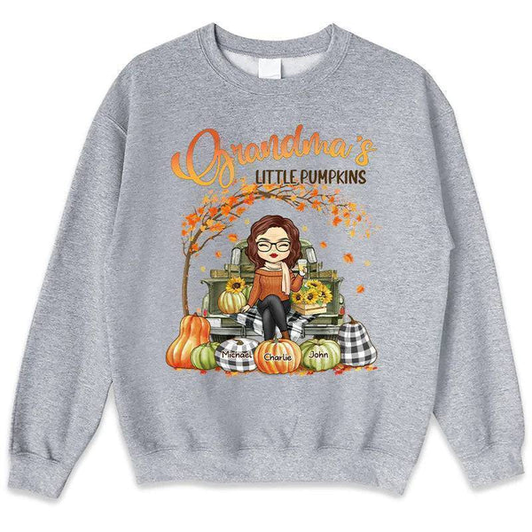 Fall Season Gift for Grandma Personalized T-shirt Sweatshirt Hoodie