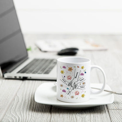 Mother & Daughter – A Bond That Can’t Be Broken | Personalized White Ceramic Mug - Ideal Gift for Mother's Day, Family Gatherings, or Special Occasions