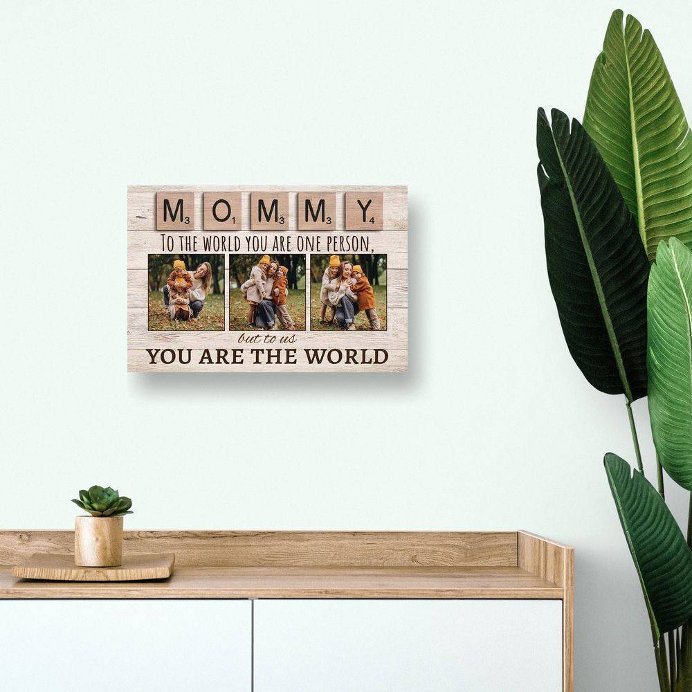Cherished Moments with Mom - Personalized Canvas for the Heartfelt Home