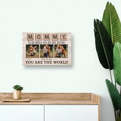 Cherished Moments with Mom - Personalized Canvas for the Heartfelt Home