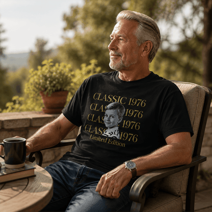 Custom Childhood Photo & Birth Year Shirt, Vintage Limited Edition T-Shirt, Sweatshirt or Hoodie Gift for Dad and Grandpa
