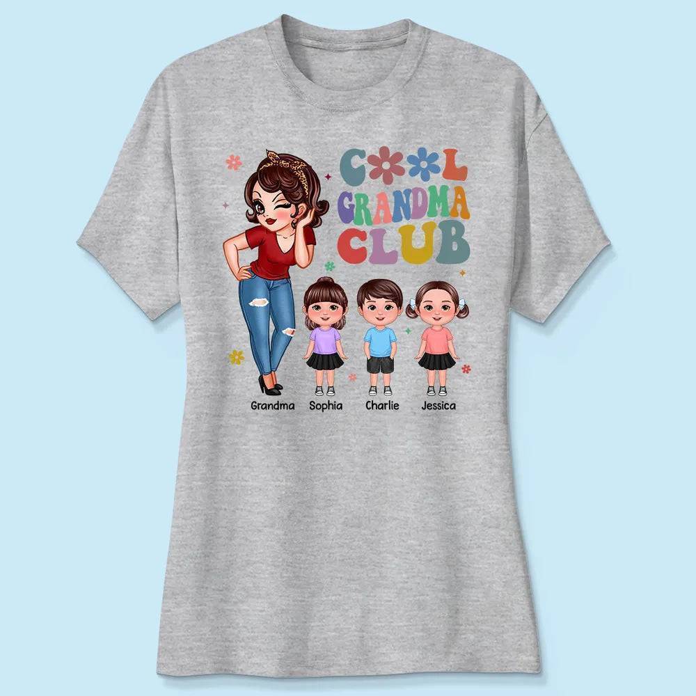 Exclusive 'Cool Grandma Club' Tee - Custom Chic Gift for the Trendsetting Grandma